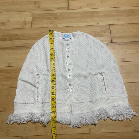 NEW Julius Berger Sweater Shaw P & P Cape Toddler Girl - Picture 7 of 10